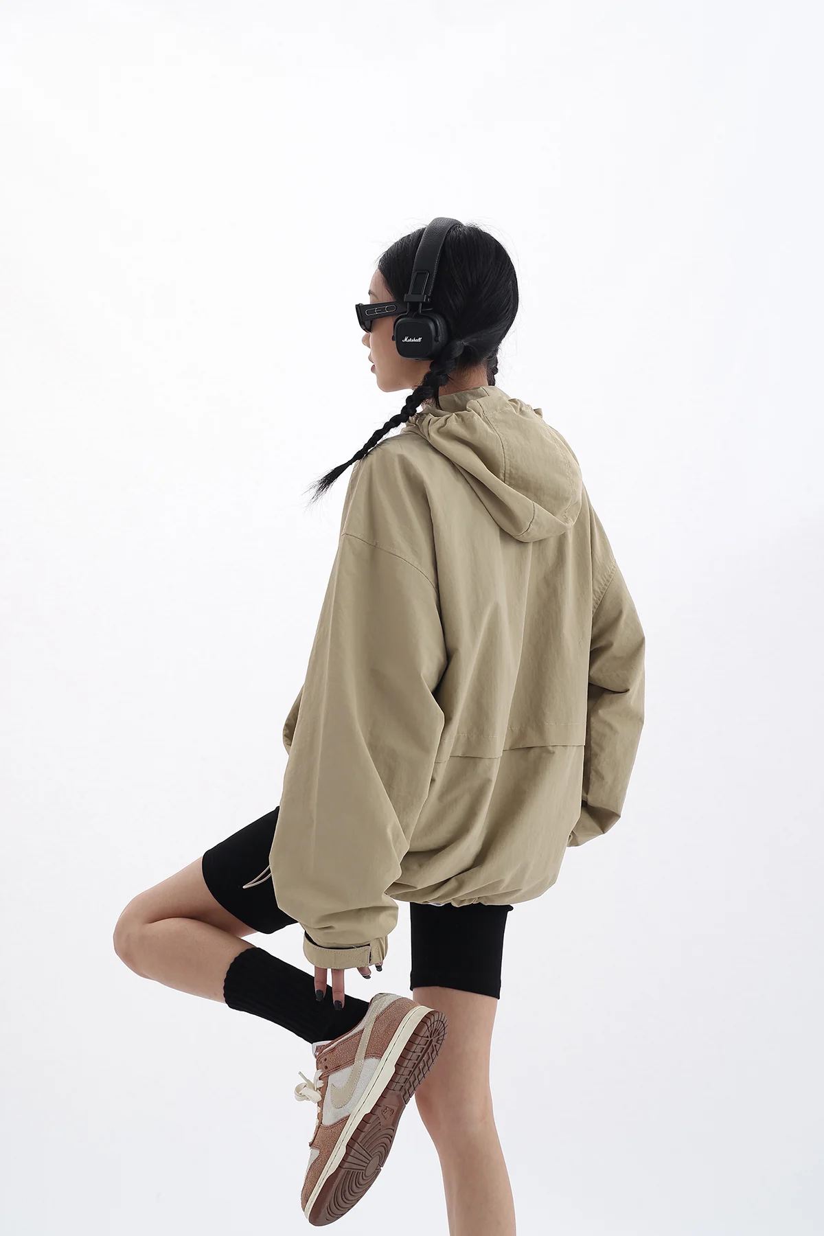 Oversized Hooded Windbreaker - Image 3