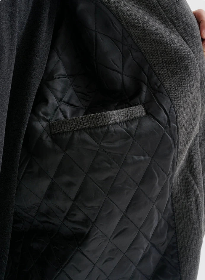 Oversized Mid Length Coat with Adjustable Cuff - Image 9