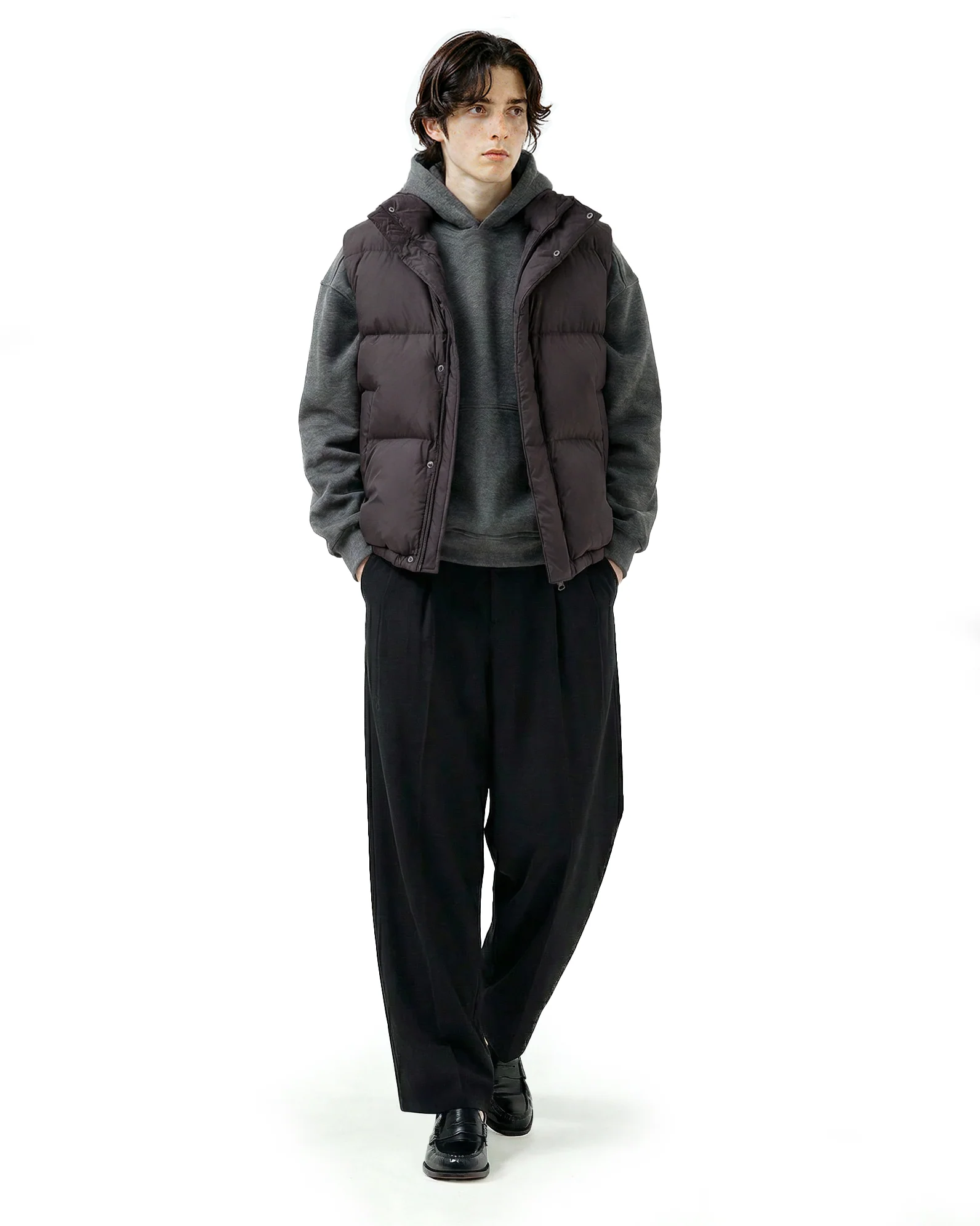 Oversized Puffer Gillet Lightweight Vest - Image 5