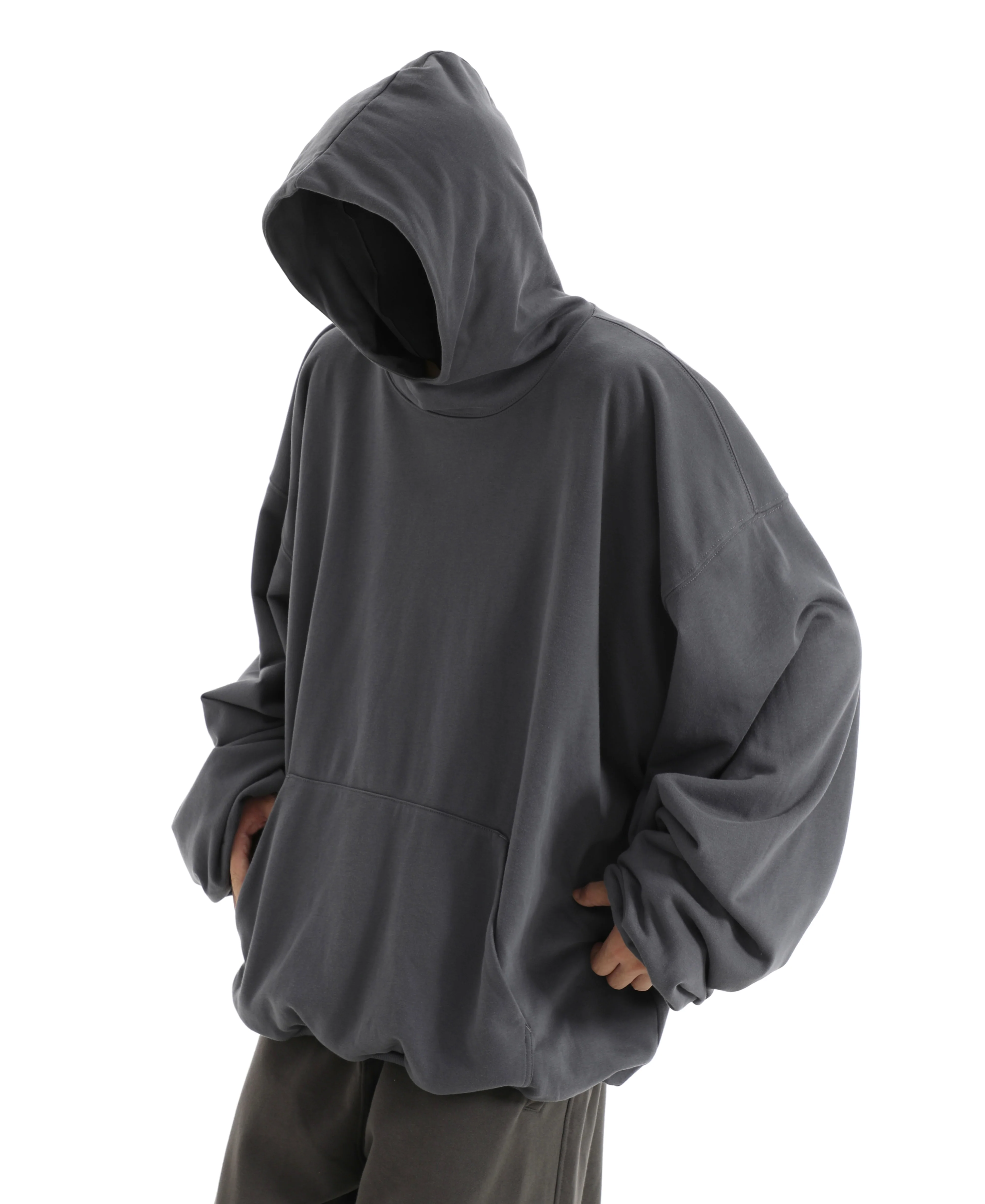 Oversized Pullover Hoodie with Kangaroo Pocket - Image 2