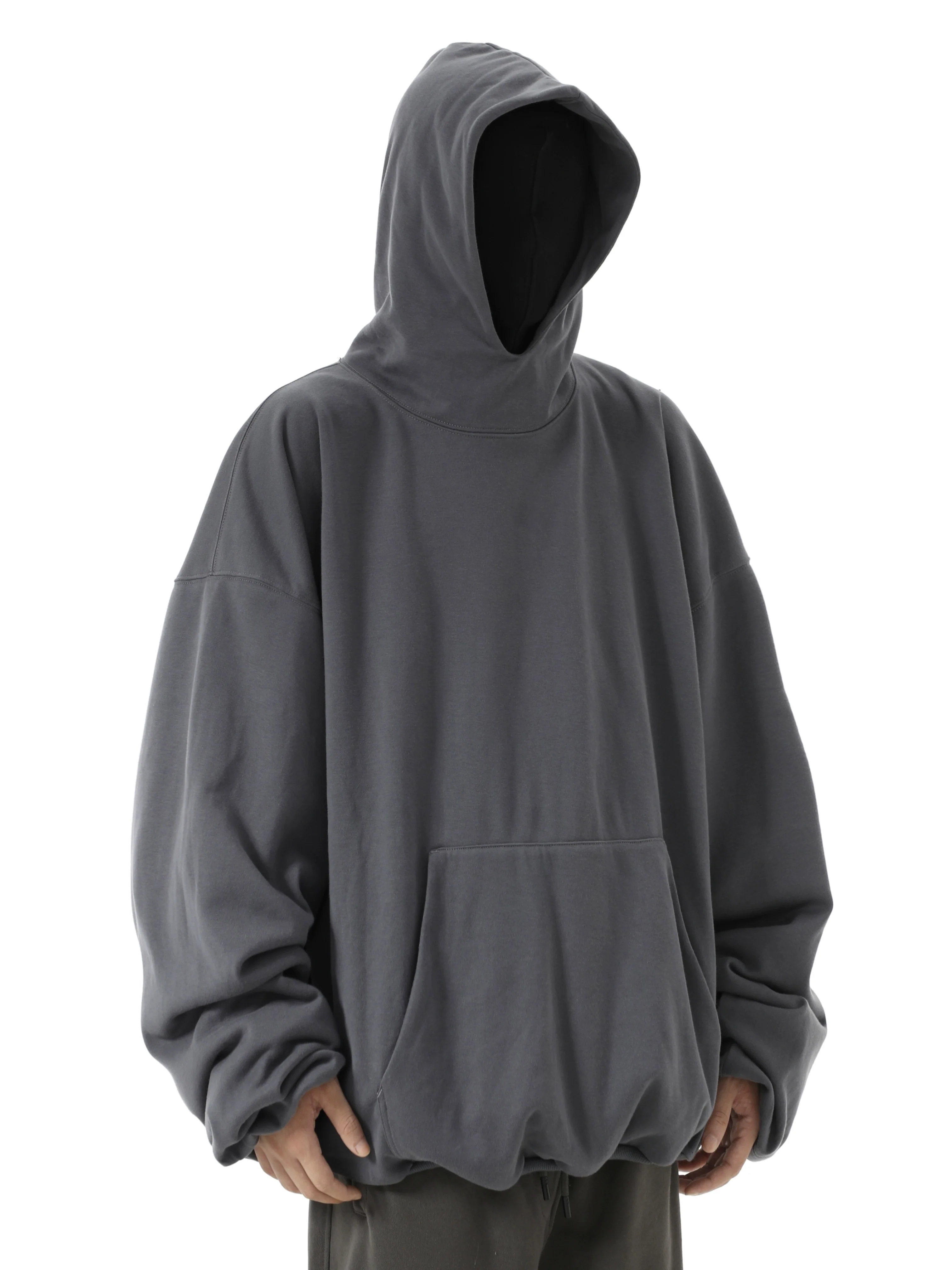 Oversized Pullover Hoodie with Kangaroo Pocket - Image 3