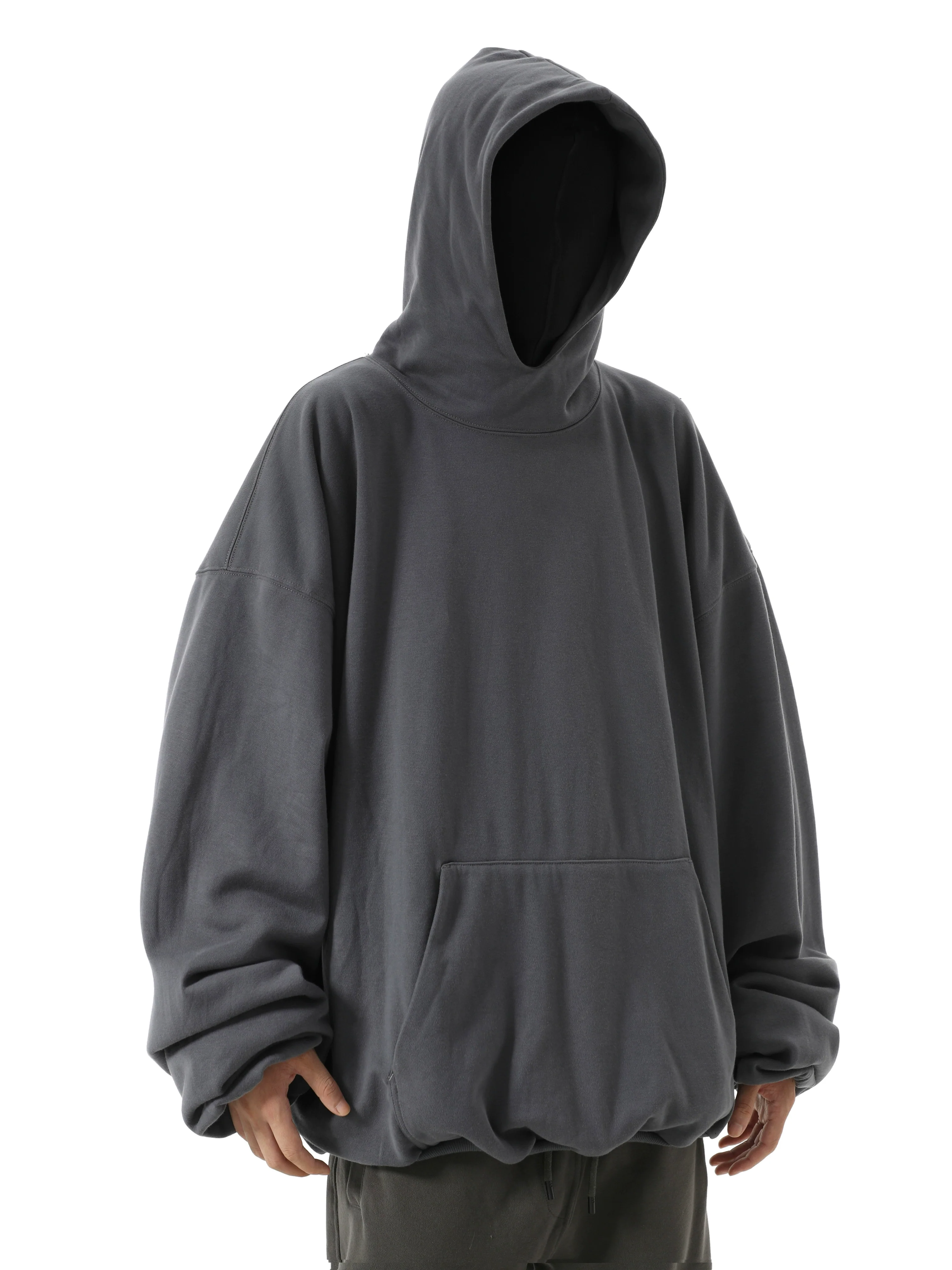 Oversized Pullover Hoodie with Kangaroo Pocket - Image 4