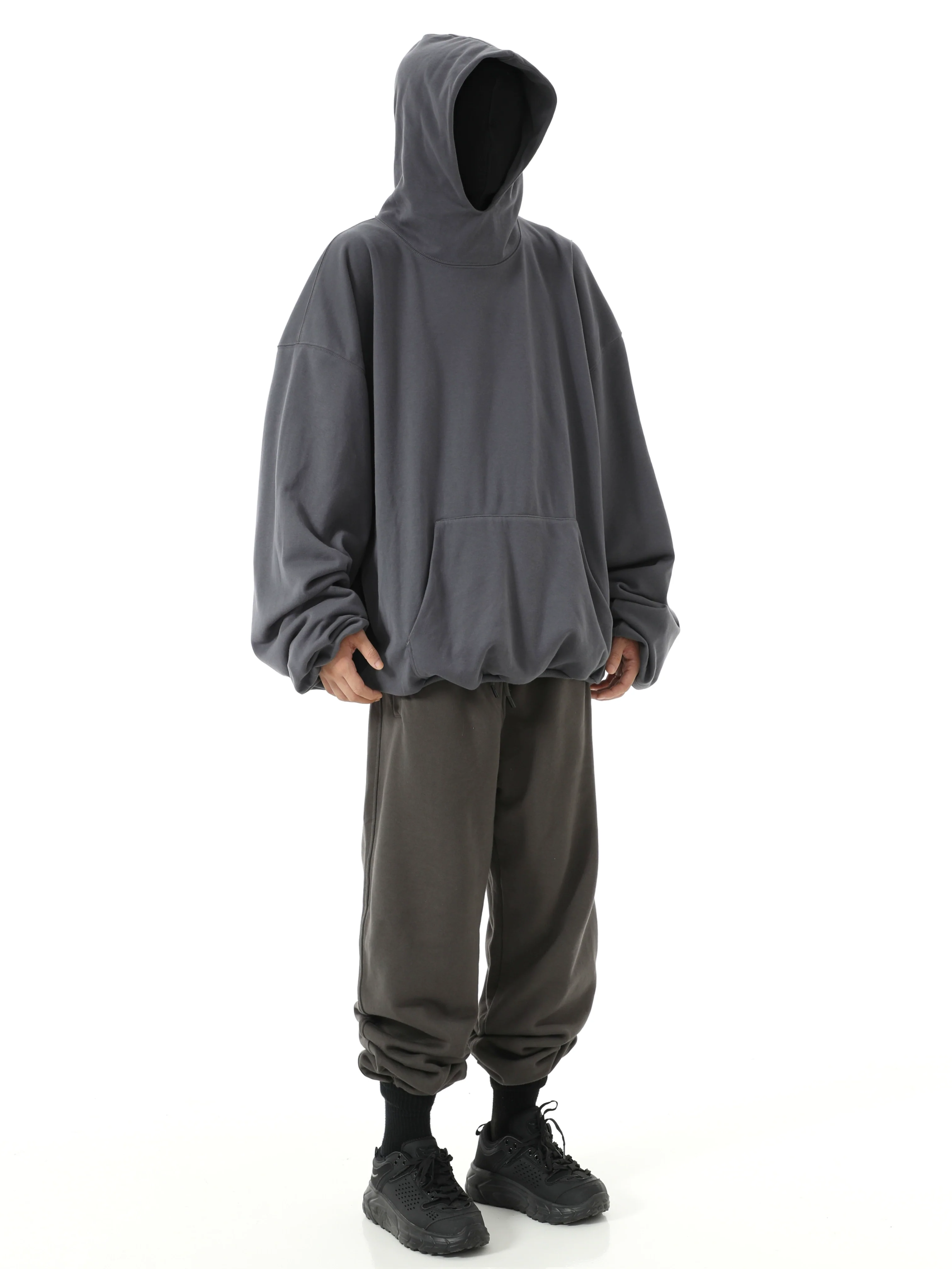 Oversized Pullover Hoodie with Kangaroo Pocket - Image 6