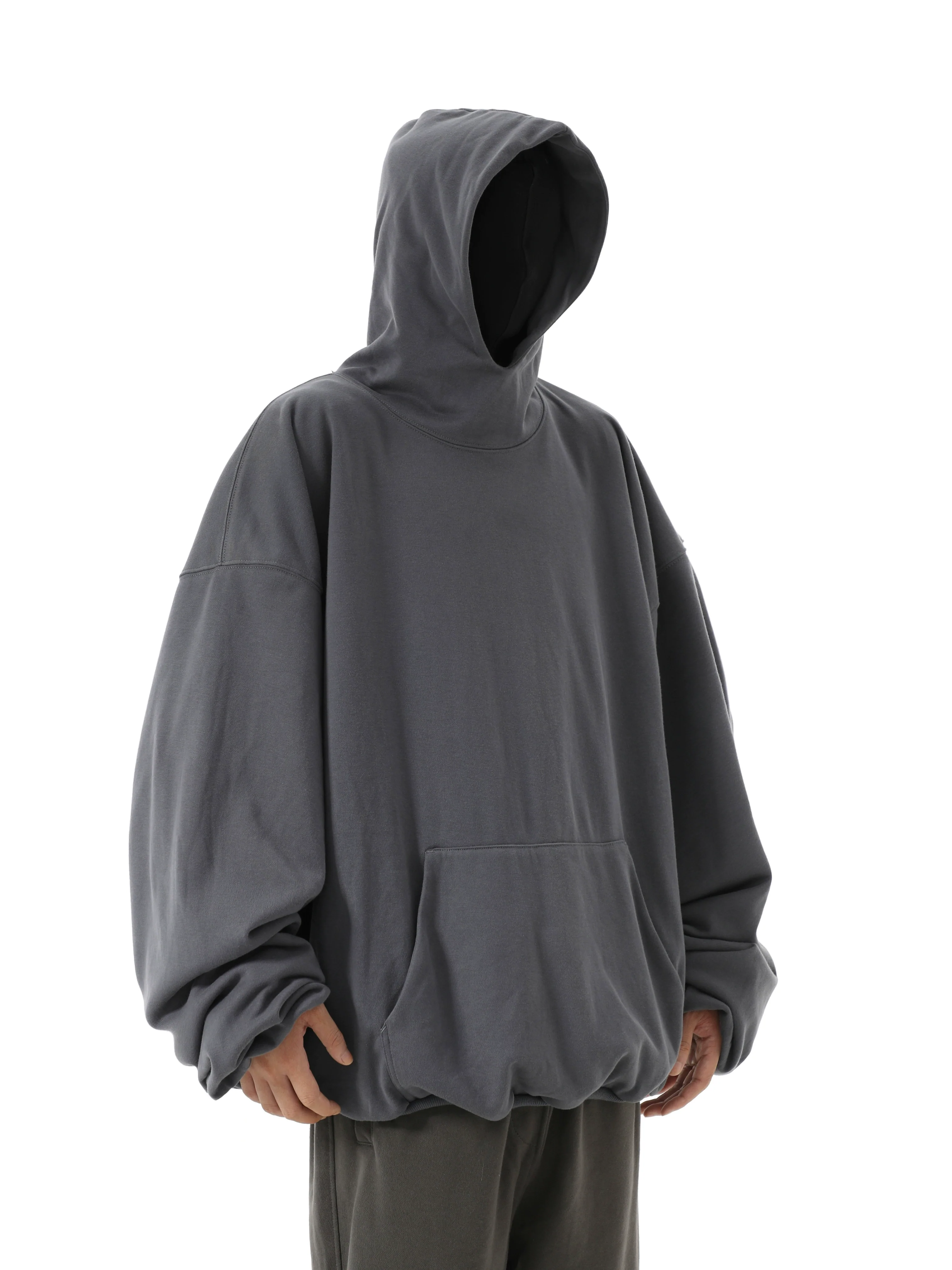 Oversized Pullover Hoodie with Kangaroo Pocket - Image 9