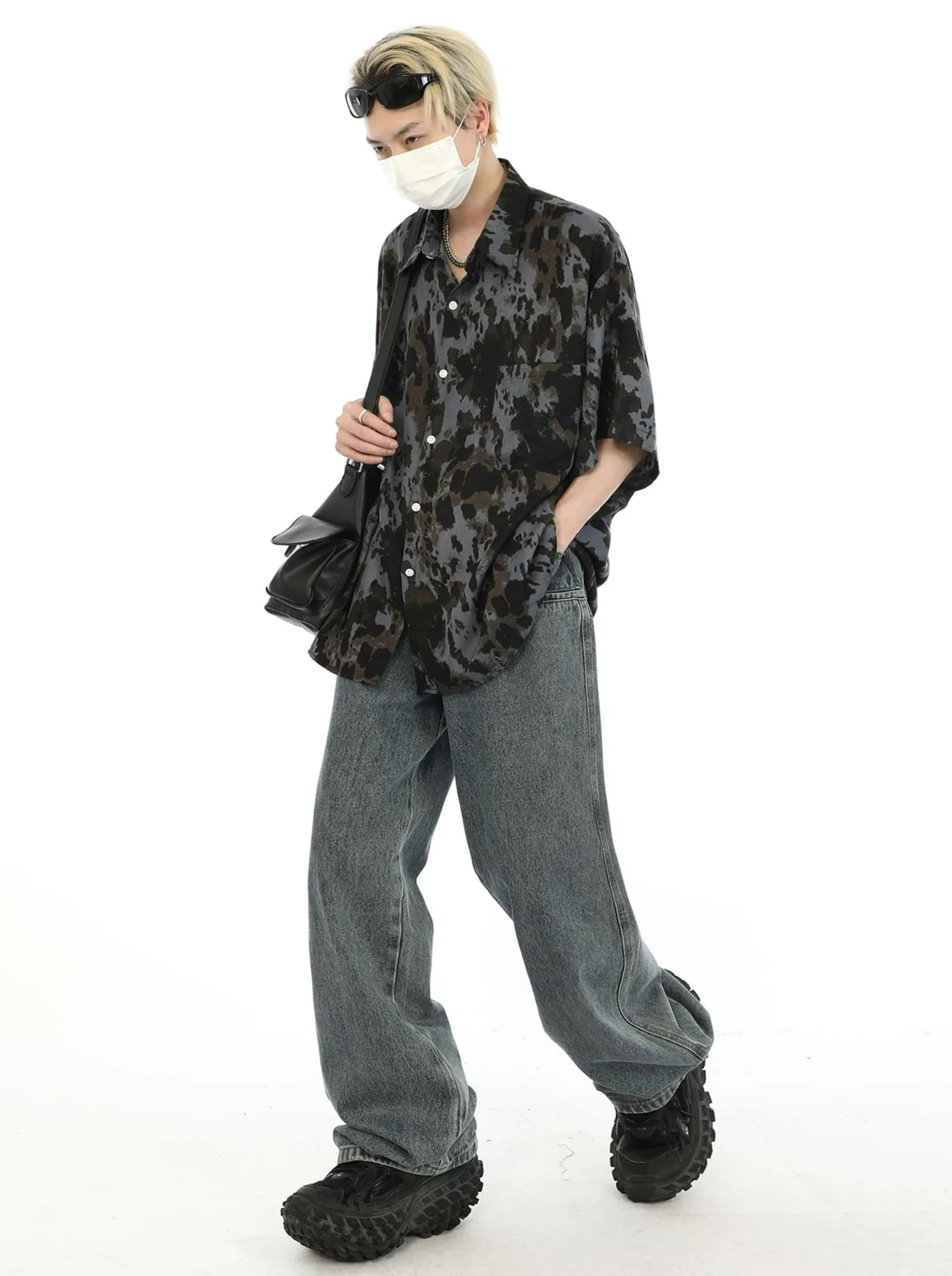 Oversized Tie-Dye Button Shirt - Image 5