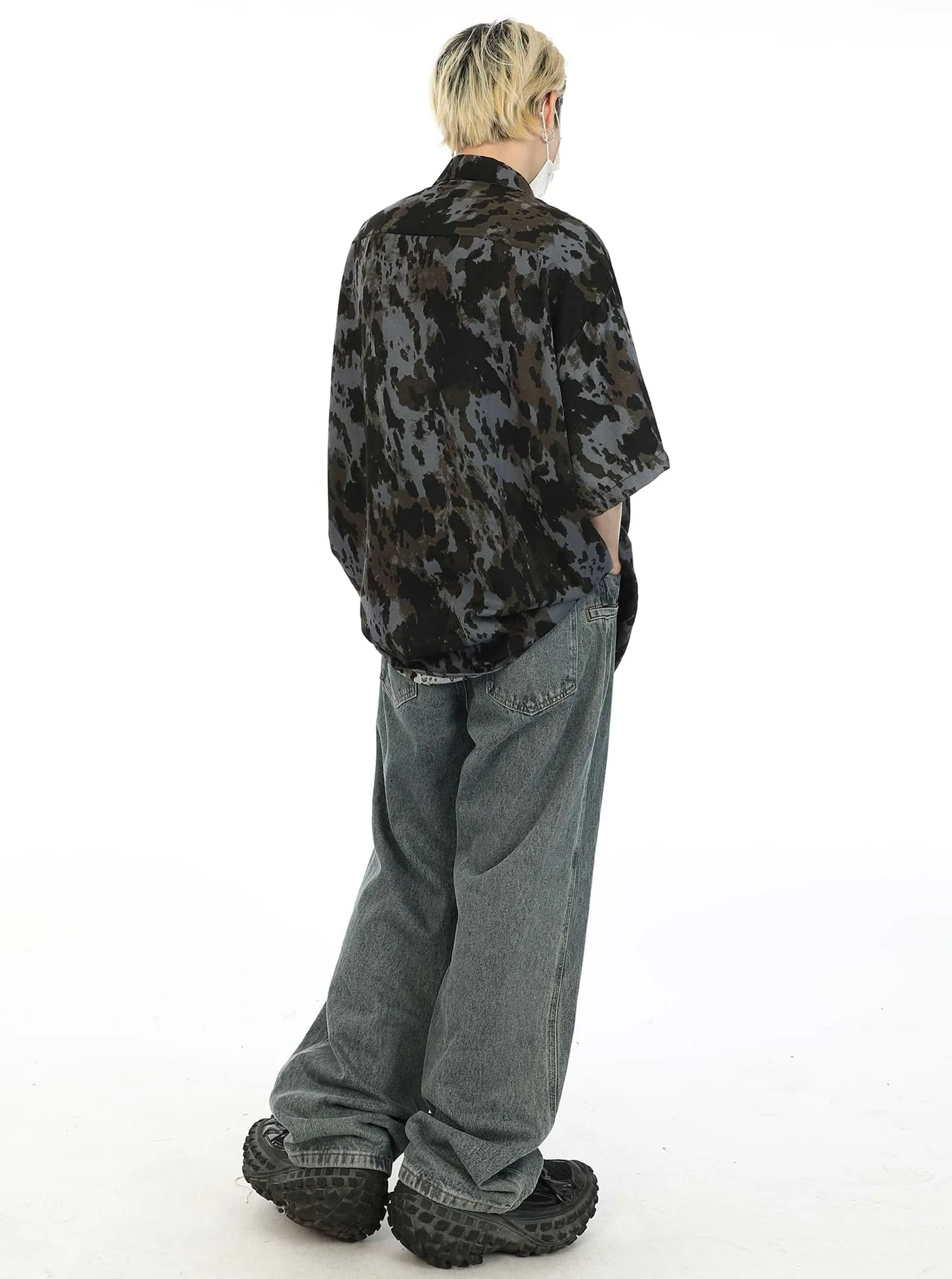 Oversized Tie-Dye Button Shirt - Image 7