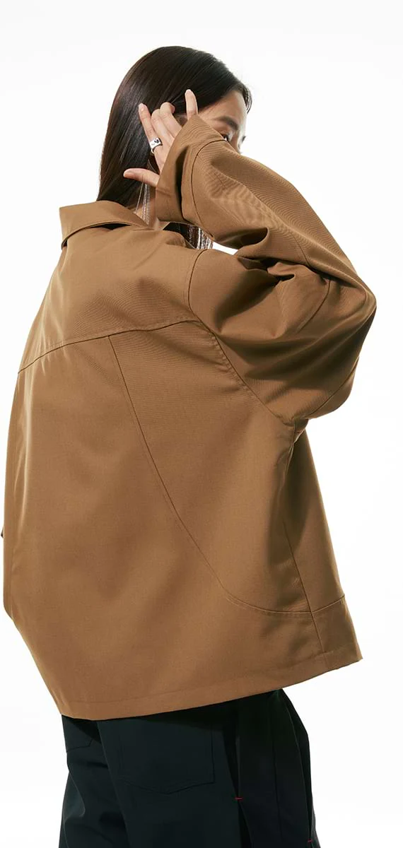 Oversized Zip Jacket - Image 3