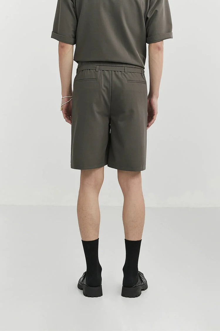 Pleated Drawstring-Belted Shorts - Image 6
