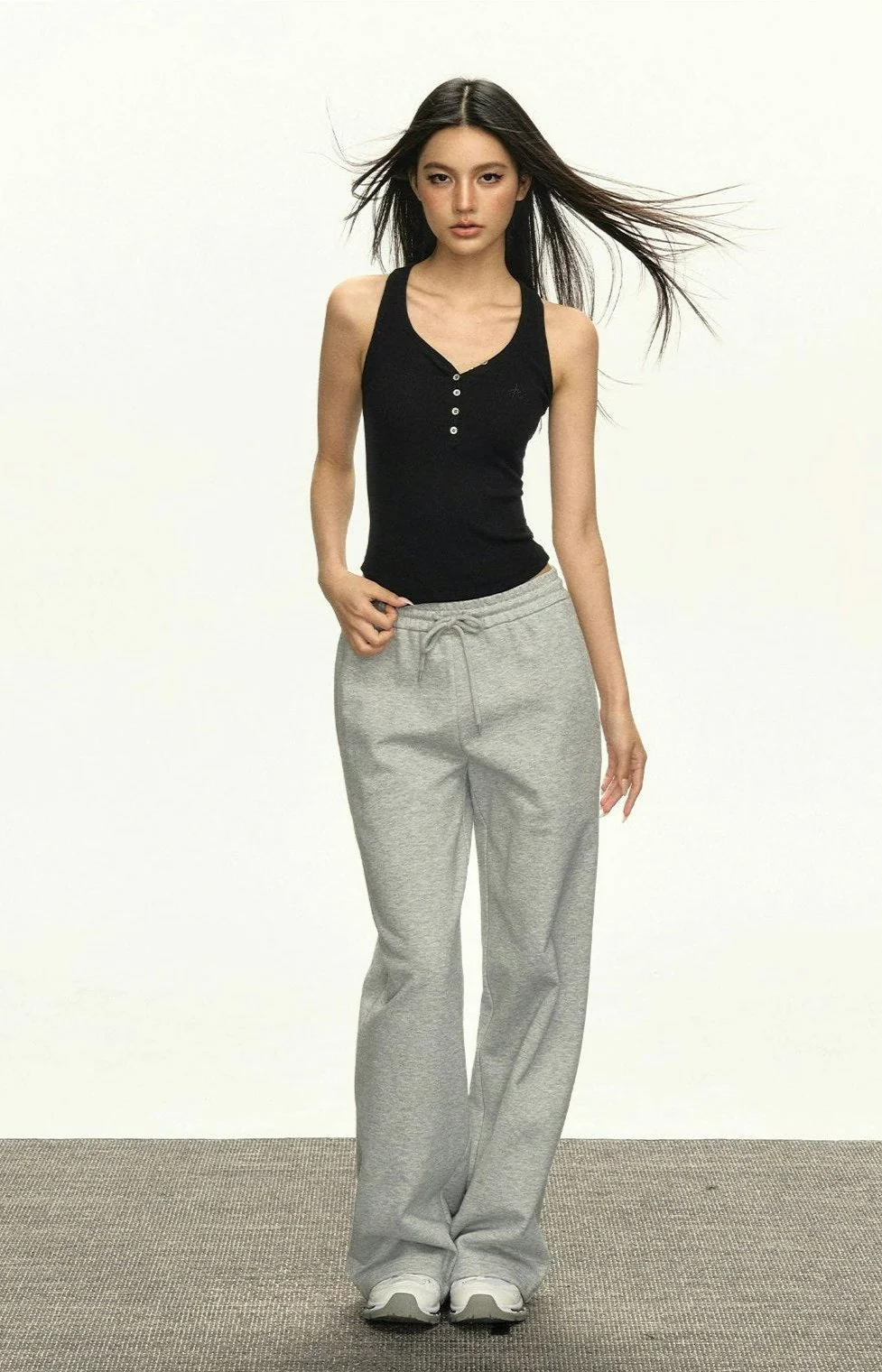 Racerback Ribbed Tank Top - Image 22