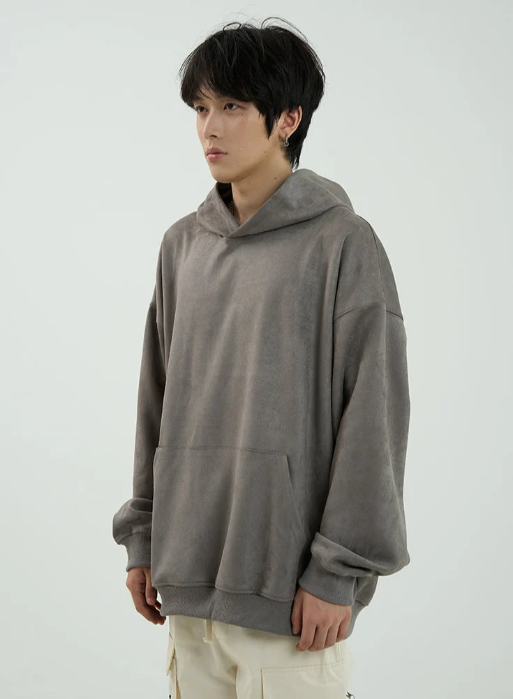 Ribbed Hem Oversized Hoodie - Image 11