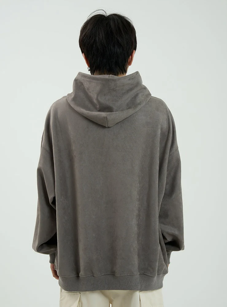 Ribbed Hem Oversized Hoodie - Image 12