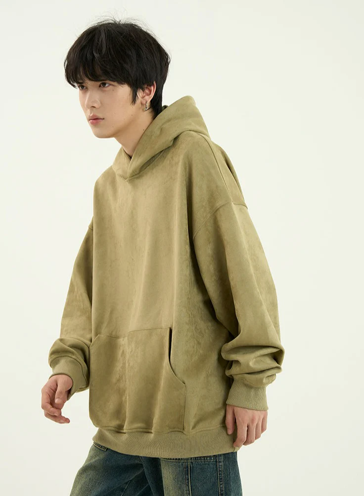 Ribbed Hem Oversized Hoodie - Image 2