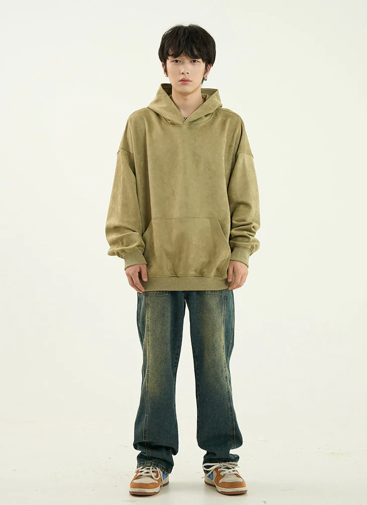 Ribbed Hem Oversized Hoodie - Image 3