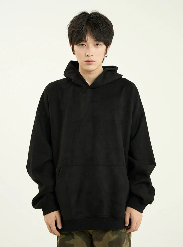 Ribbed Hem Oversized Hoodie - Image 4