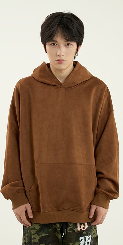 Ribbed Hem Oversized Hoodie - Image 6