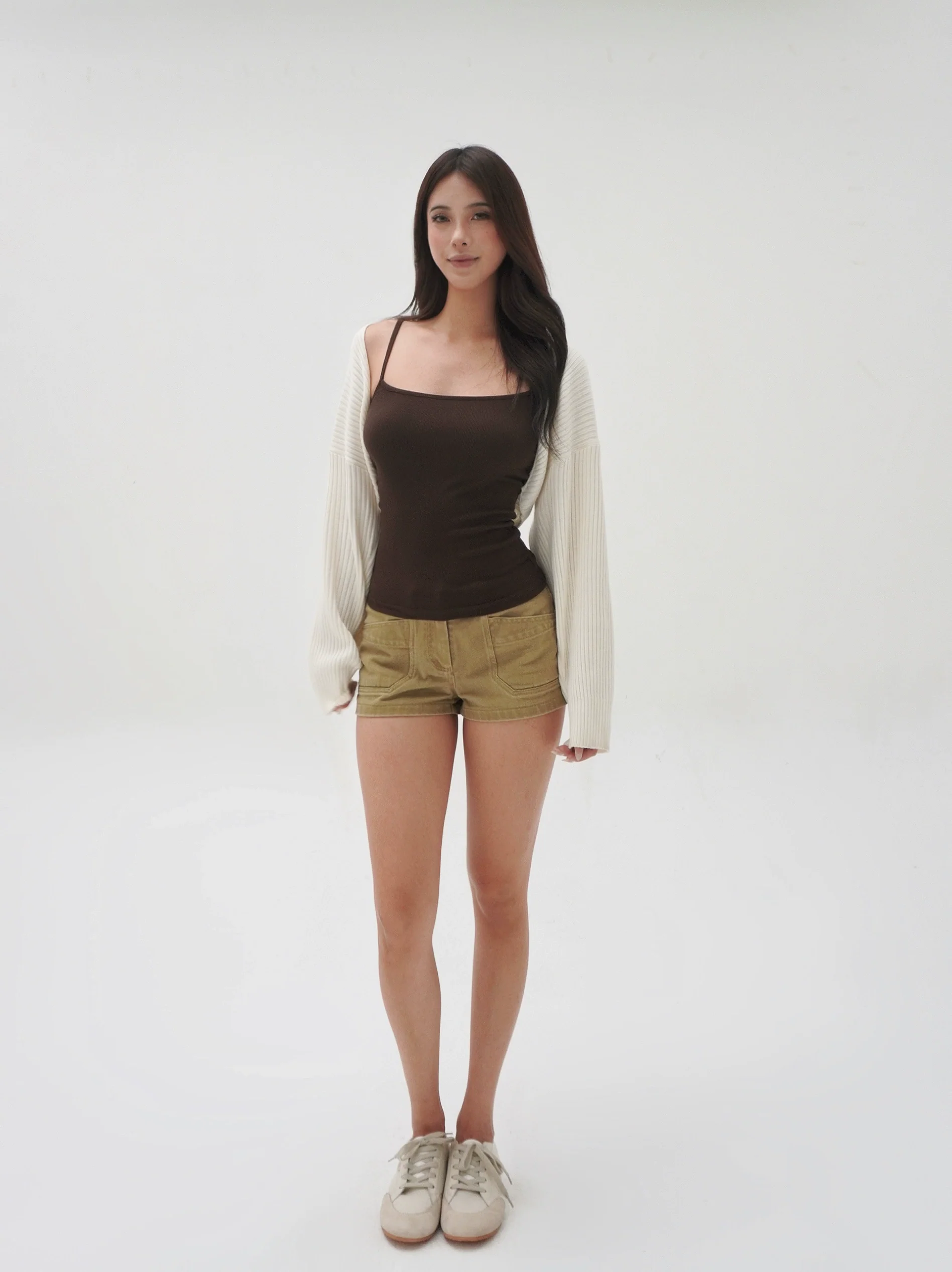 Ribbed Knit Bolero Shawl Shrug - Image 5