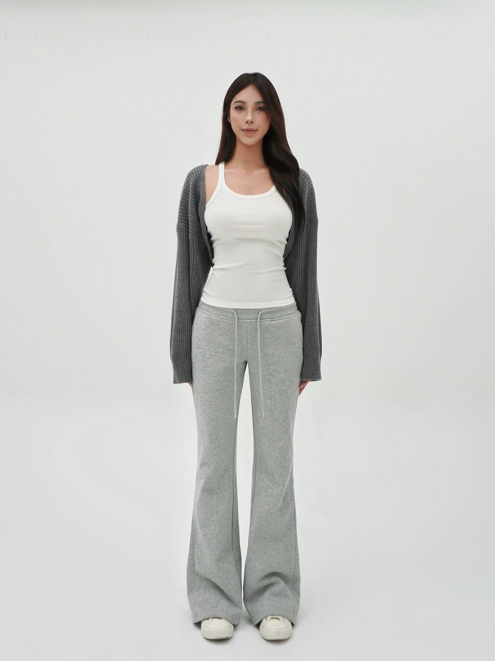 Ribbed Knit Bolero Shawl Shrug - Image 7
