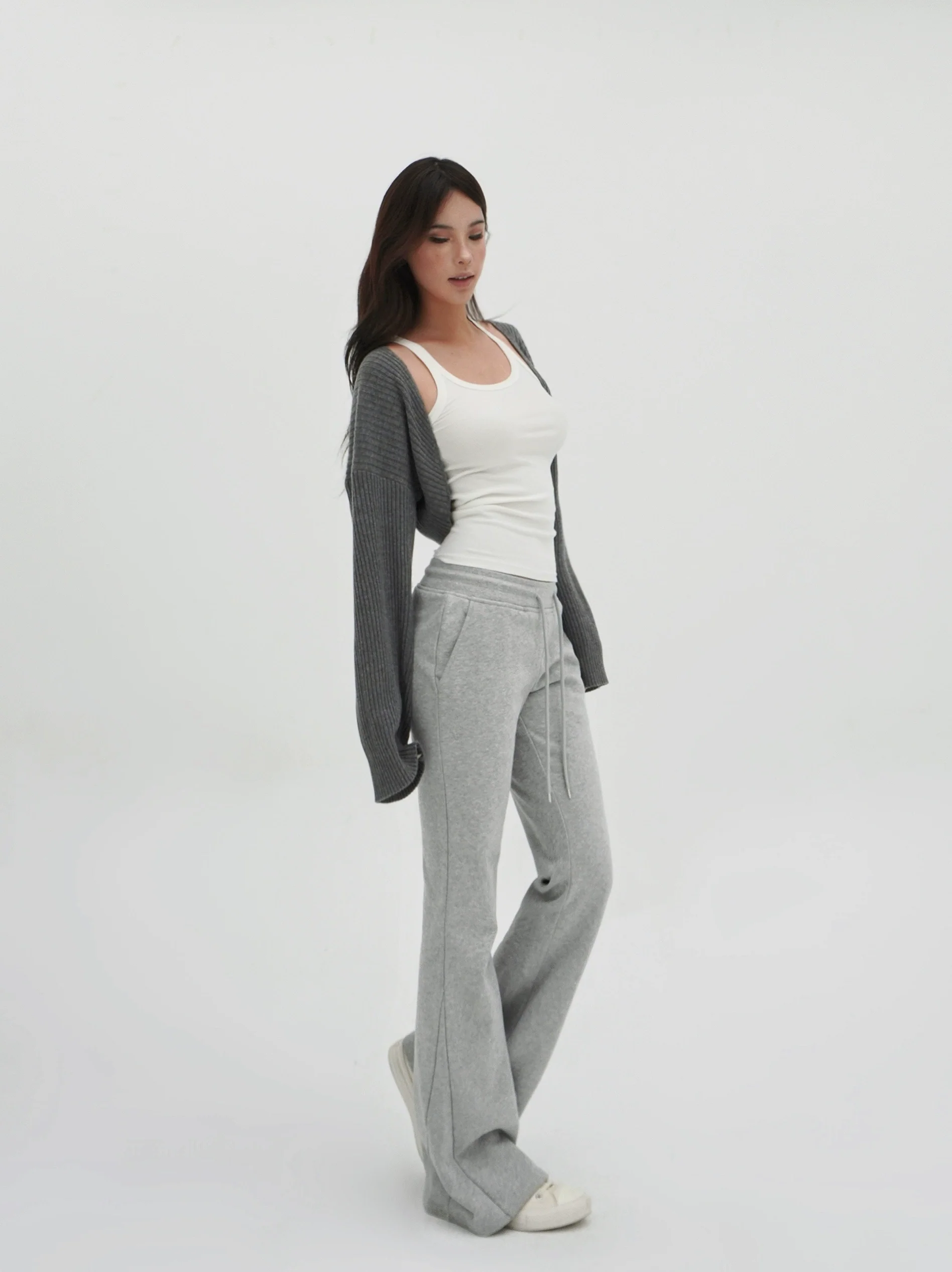 Ribbed Knit Bolero Shawl Shrug - Image 8