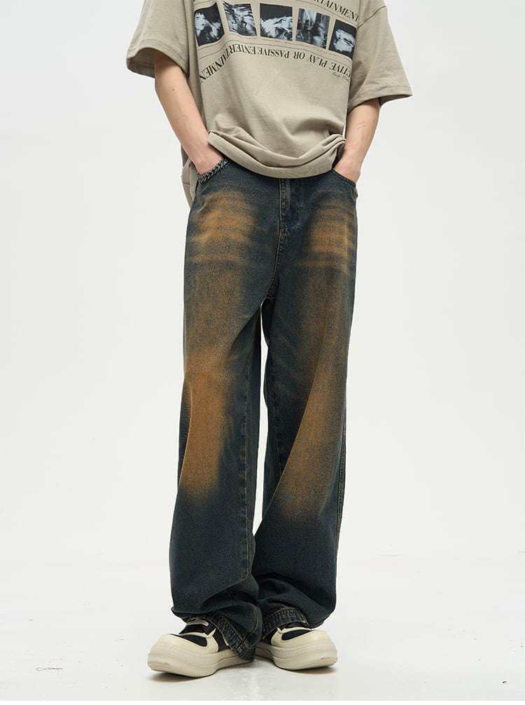 Sandblast Loose Fit Jeans - Image 3