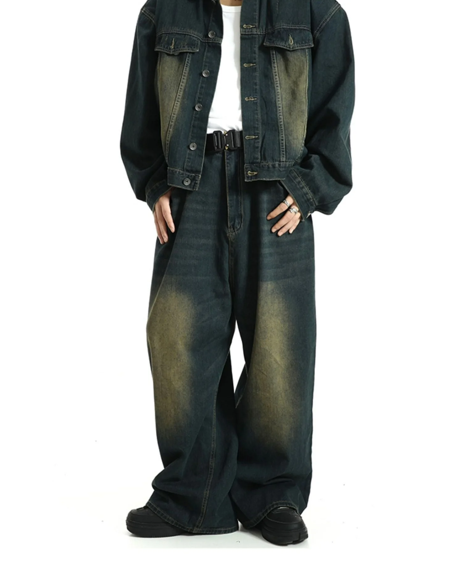 Sandblast Wide Leg Jeans - Image 3