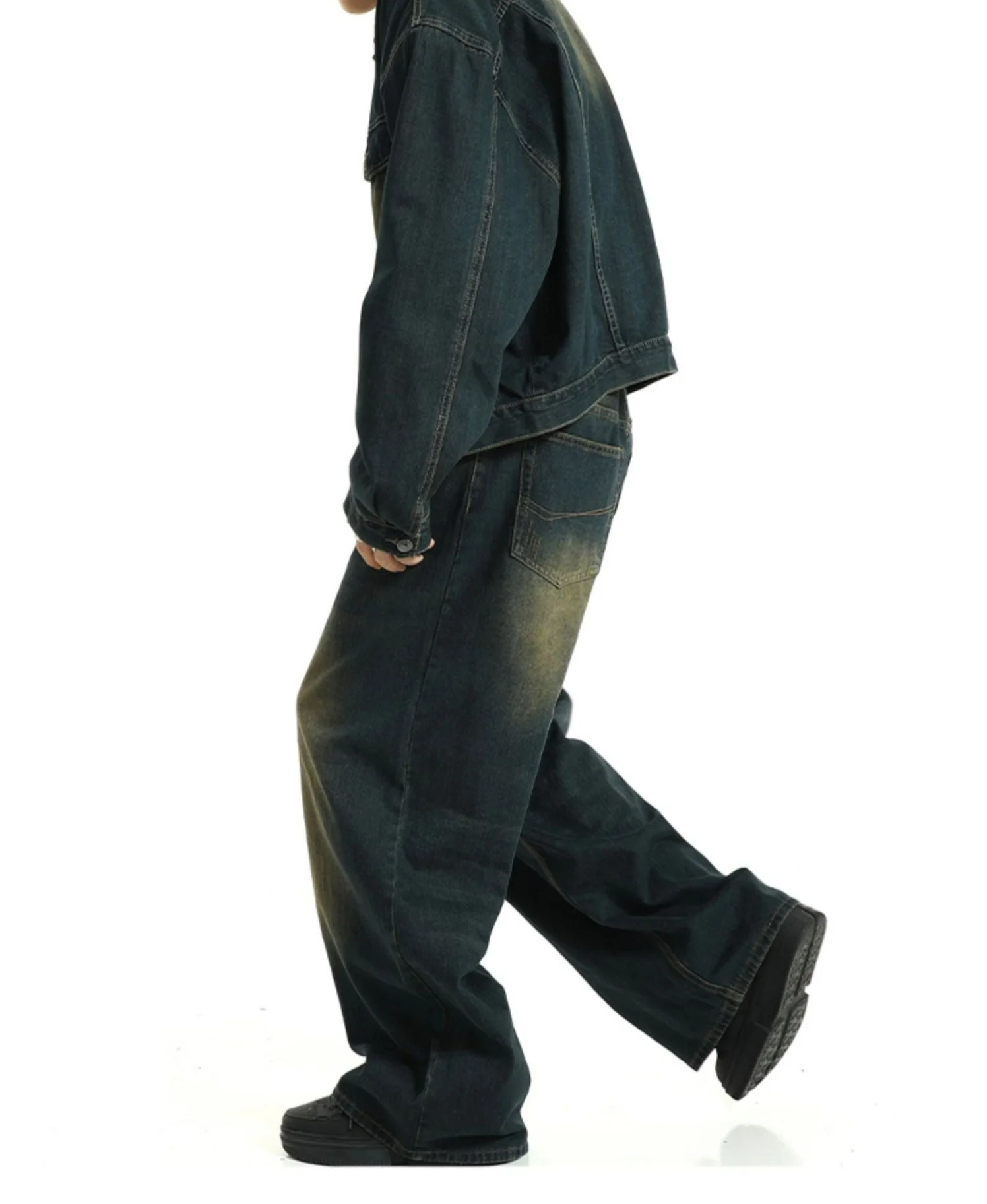 Sandblast Wide Leg Jeans - Image 4