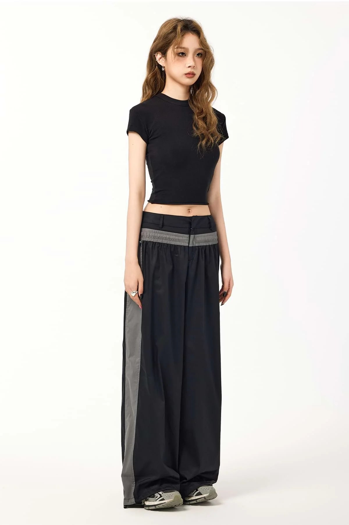 Side Stripe Parachute Pants - Image 7