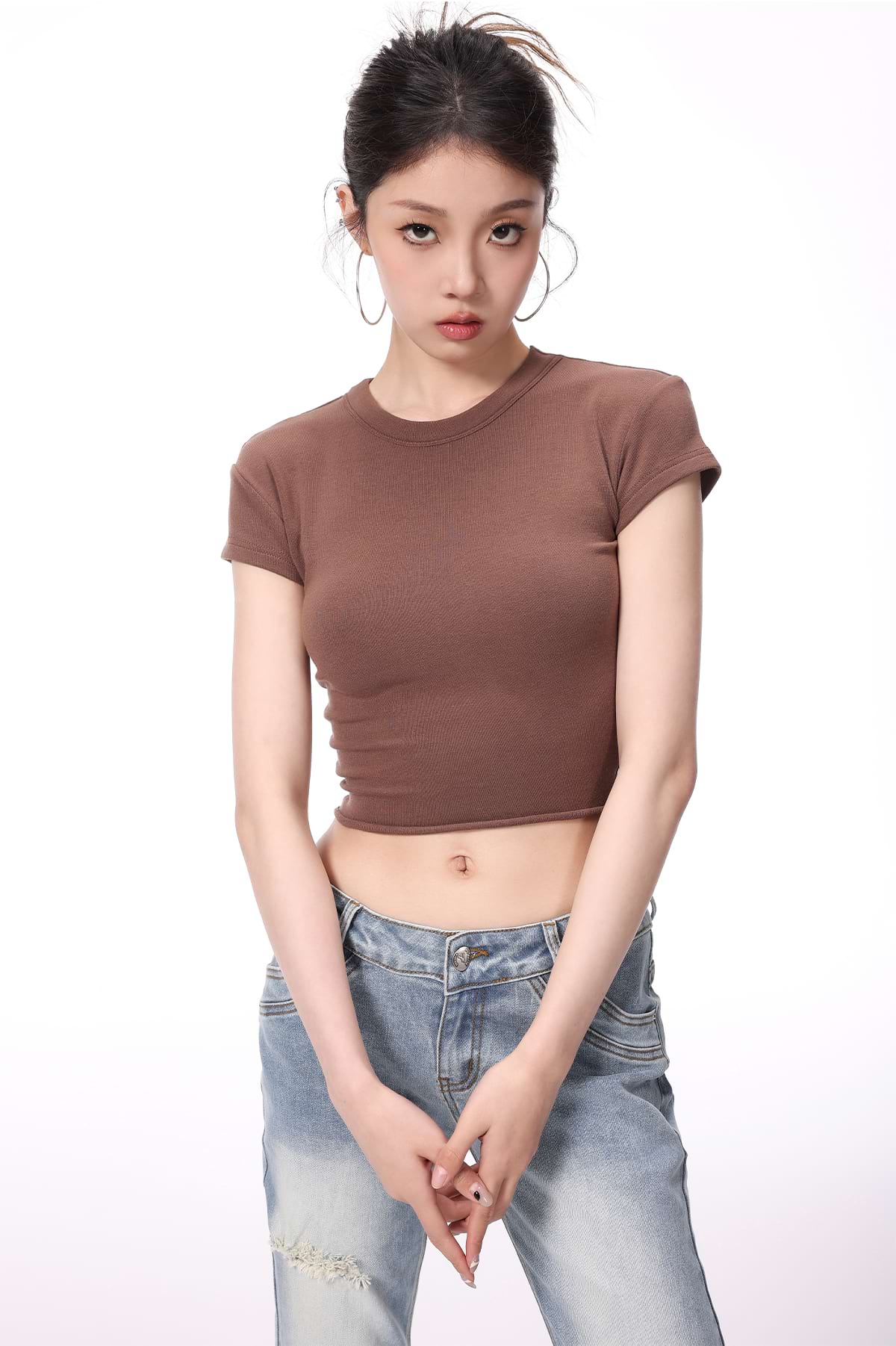 Skinny Cropped Baby Tee - Image 17