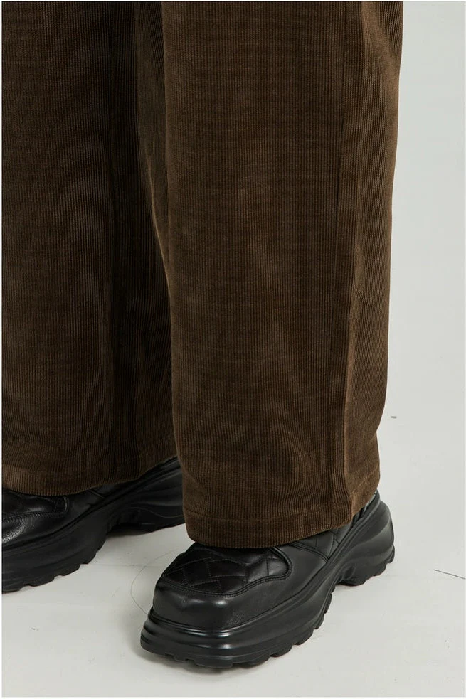 Slim Ribbed Elastic-Waist Lightweight Pants - Image 19