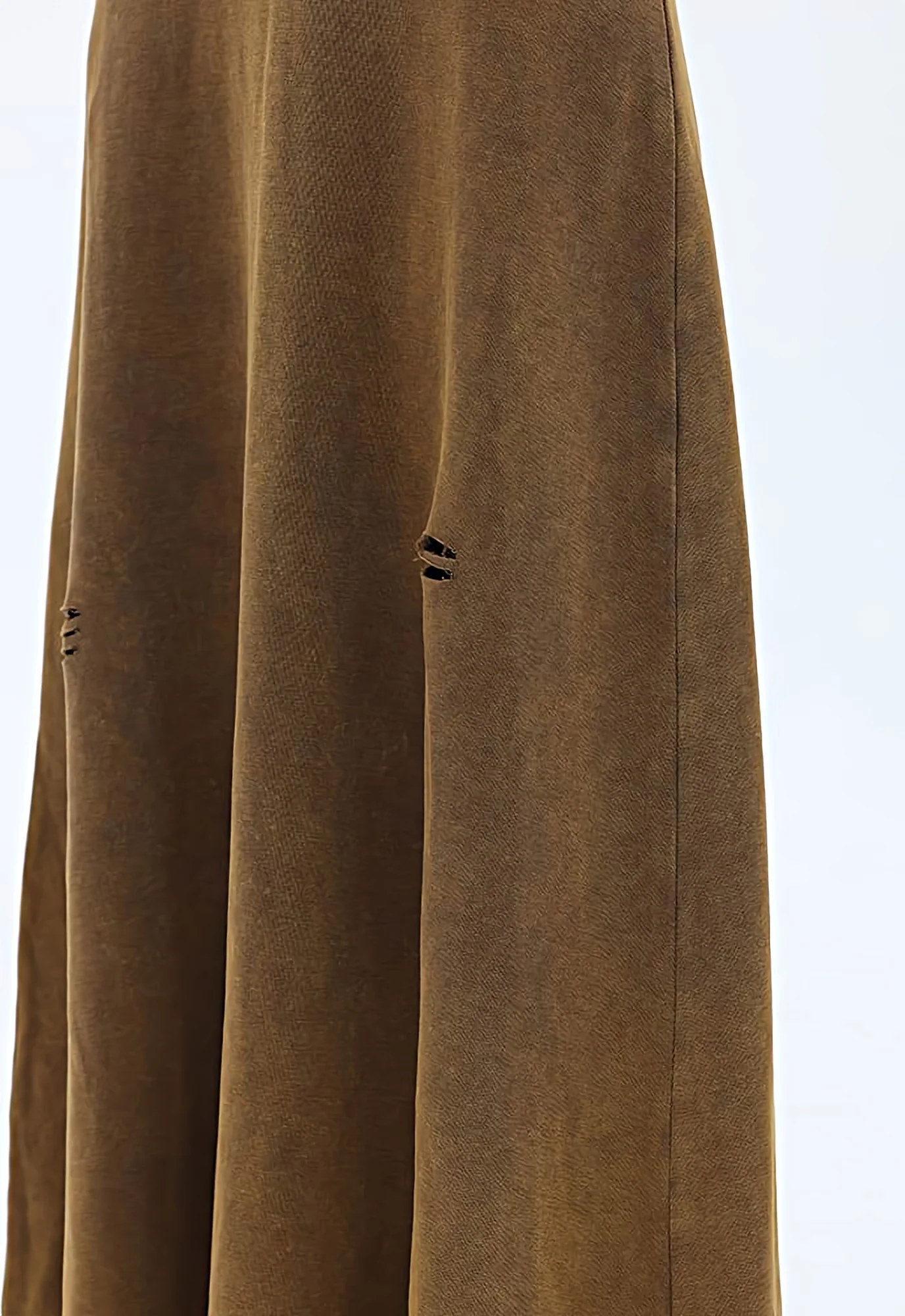 Slim Scoop-Neck Classic Distressed Maxi Dress - Image 15