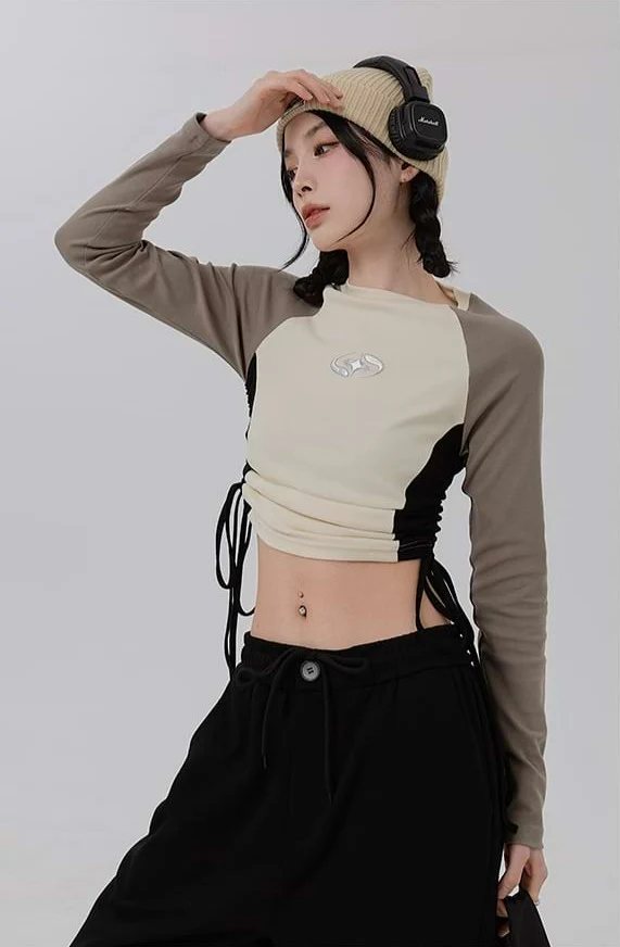 Star Ruched Crop Top - Image 2