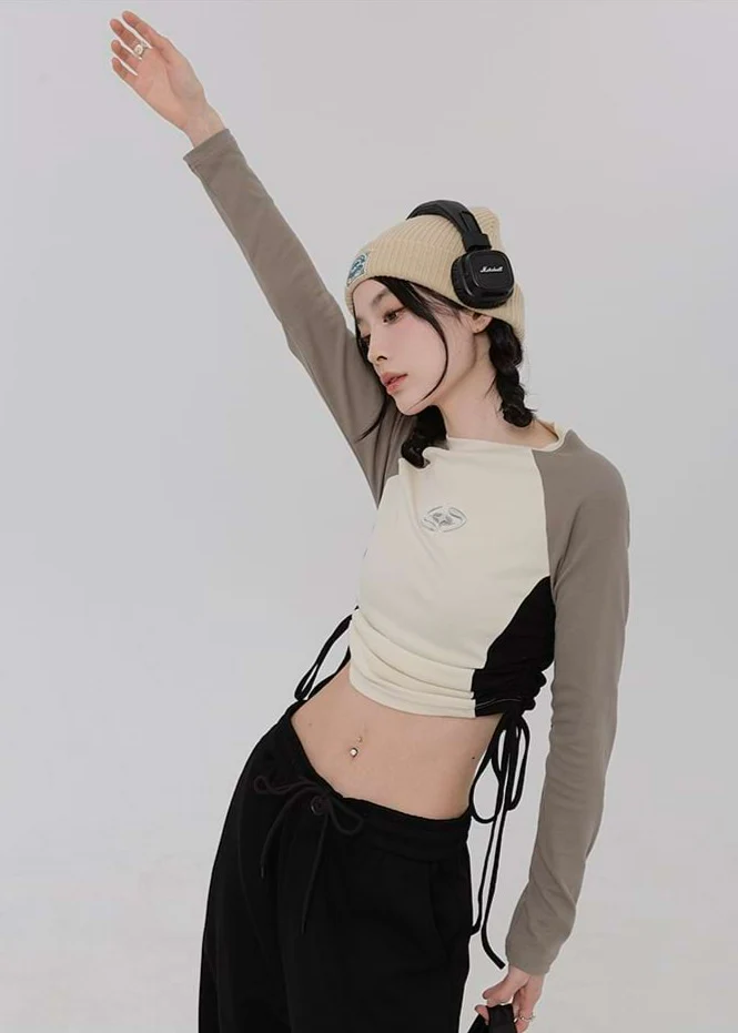 Star Ruched Crop Top - Image 6