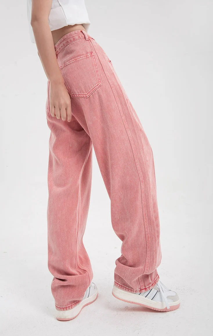 Straight Fit Faded Jeans - Image 2