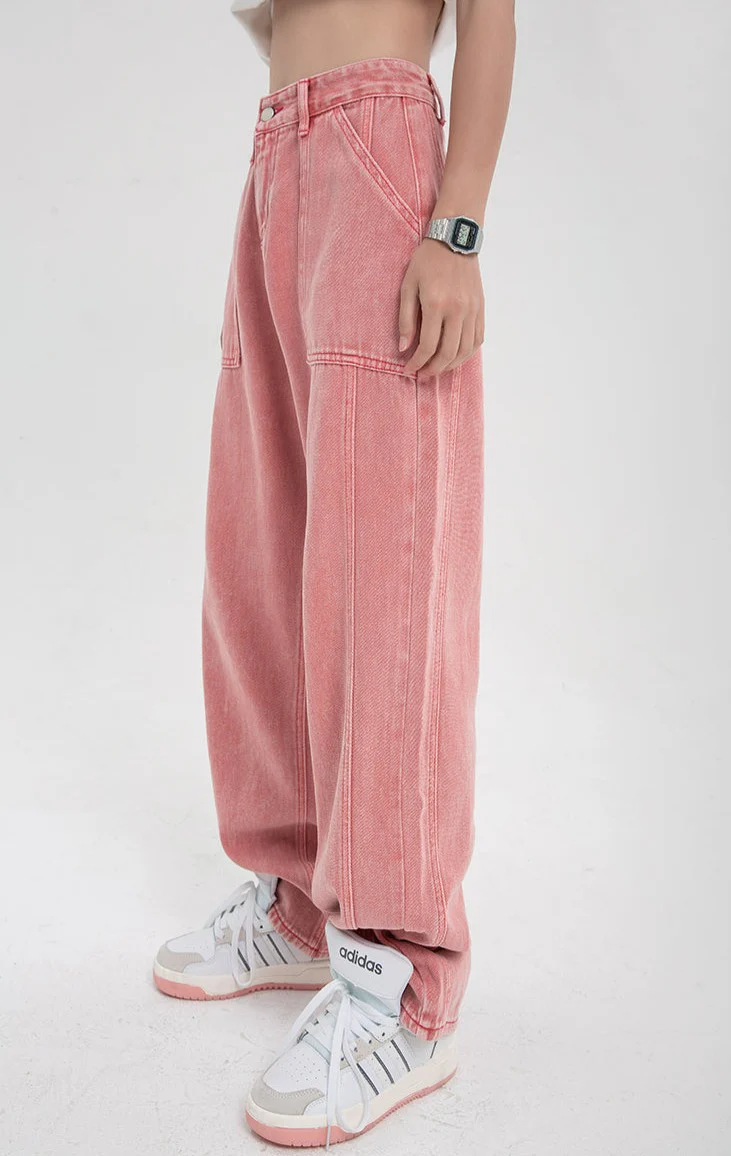 Straight Fit Faded Jeans - Image 5