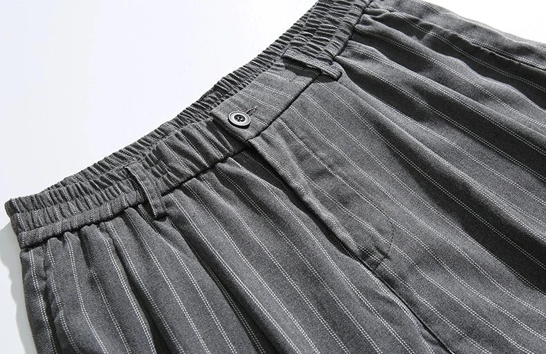 Striped Wide-Leg Palazzo Trousers - Image 2