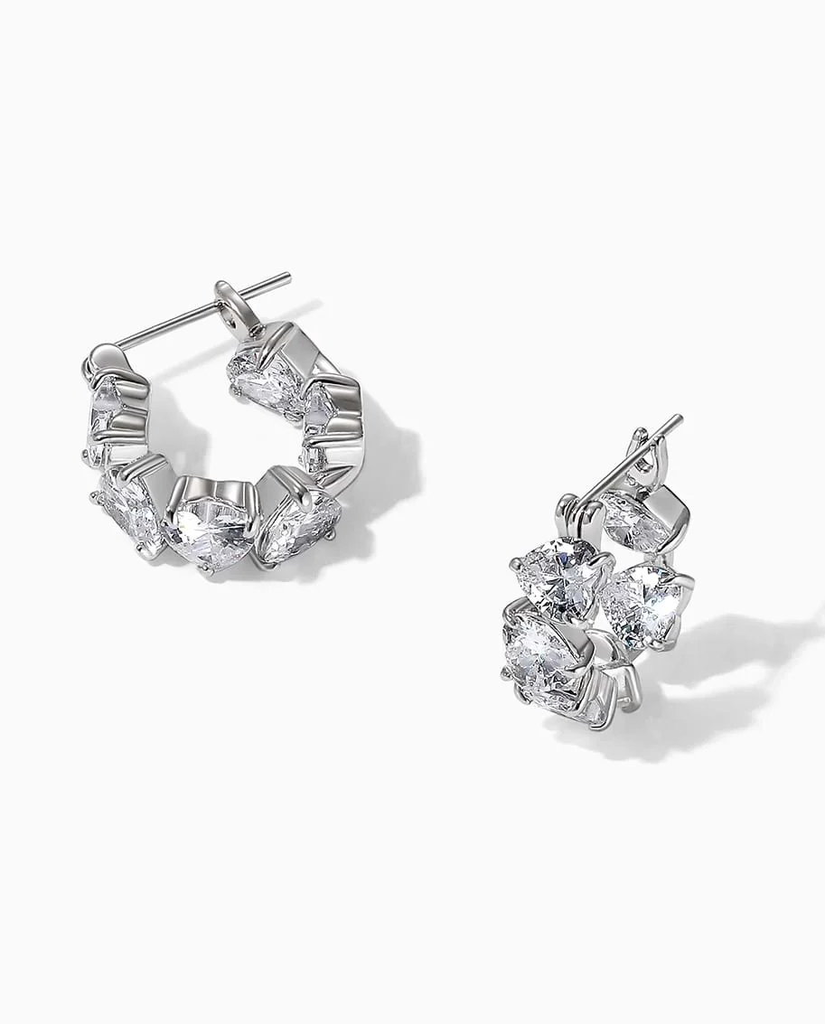 Stud Hoop Earrings - Image 9