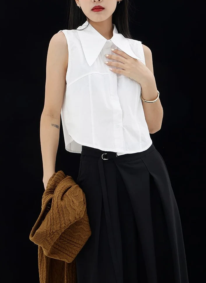 Textured Cropped Cardigan and Sleeveless Blouse Two-Piece Set - Image 12