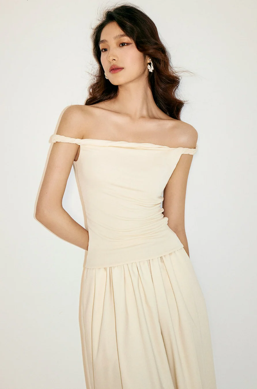 Twisted Asymmetric Collar Top - Image 4