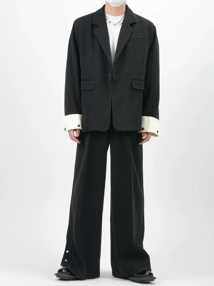 Wide-Leg Button-Detail Blazer Set - Image 7