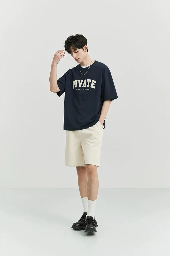 Wide-Leg Button-Detail Pleated Shorts - Image 11