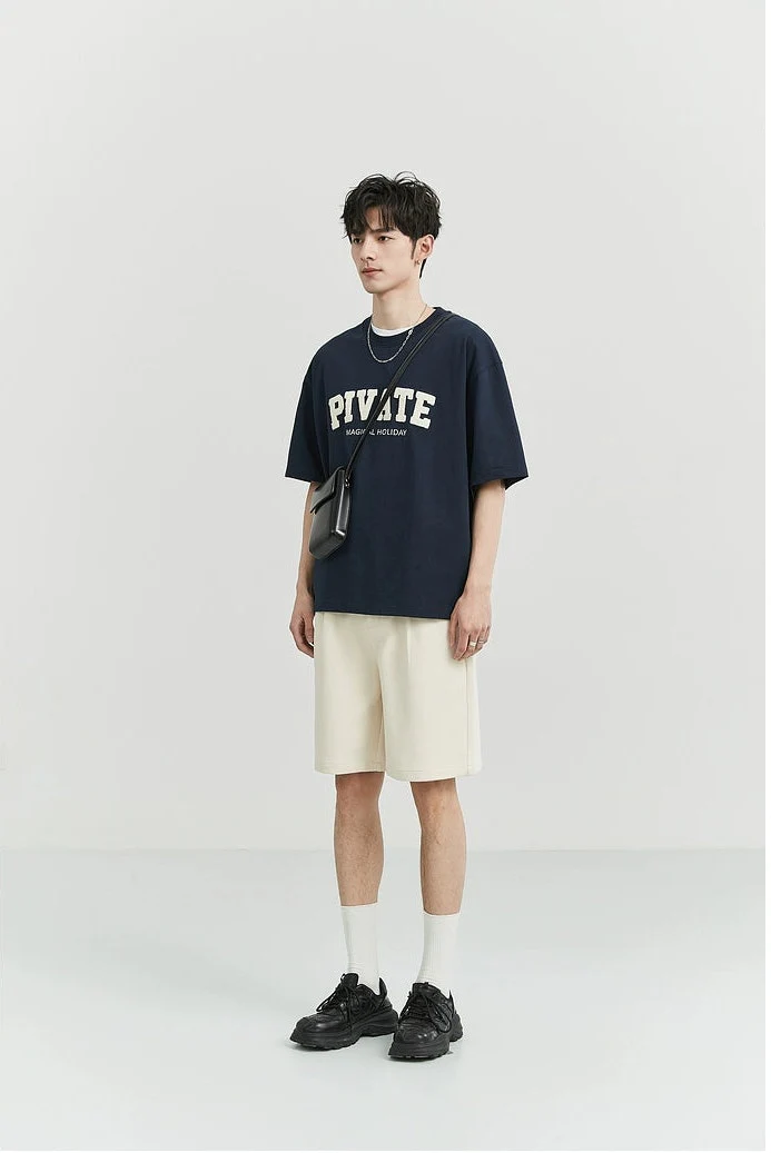 Wide-Leg Button-Detail Pleated Shorts - Image 12