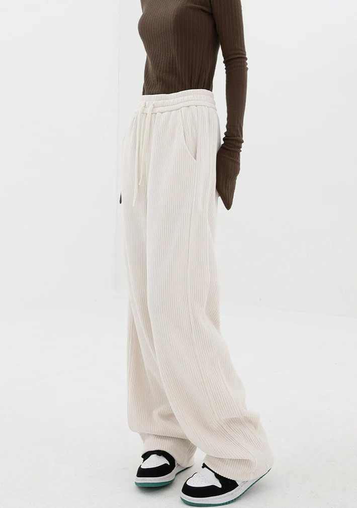 Wide Leg Corduroy Pants - Image 9