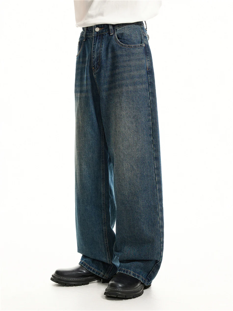 Wide Leg Vintage Faded Jeans - Image 3