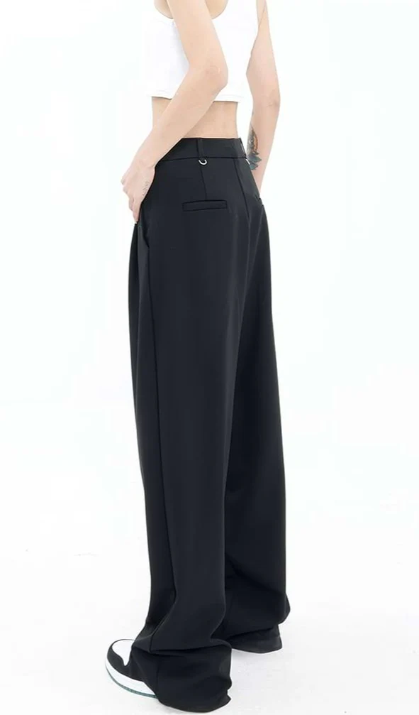 Wide Leg Waist Cutout Pants - Image 5