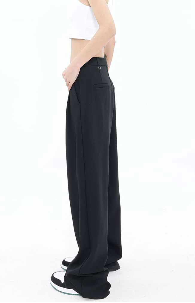 Wide Leg Waist Cutout Pants - Image 6